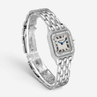 Cartier Panthere Classique et Figaro 18K White Gold Quartz Ladies Watch WF3091F3