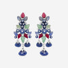 Goshwara G-One 18K White Gold Diamond & Previous Stones Drop Earrings WG0005