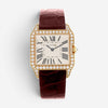 Cartier Santos Dumont 18K Rose Gold Diamond Quartz Ladies Watch WH100351