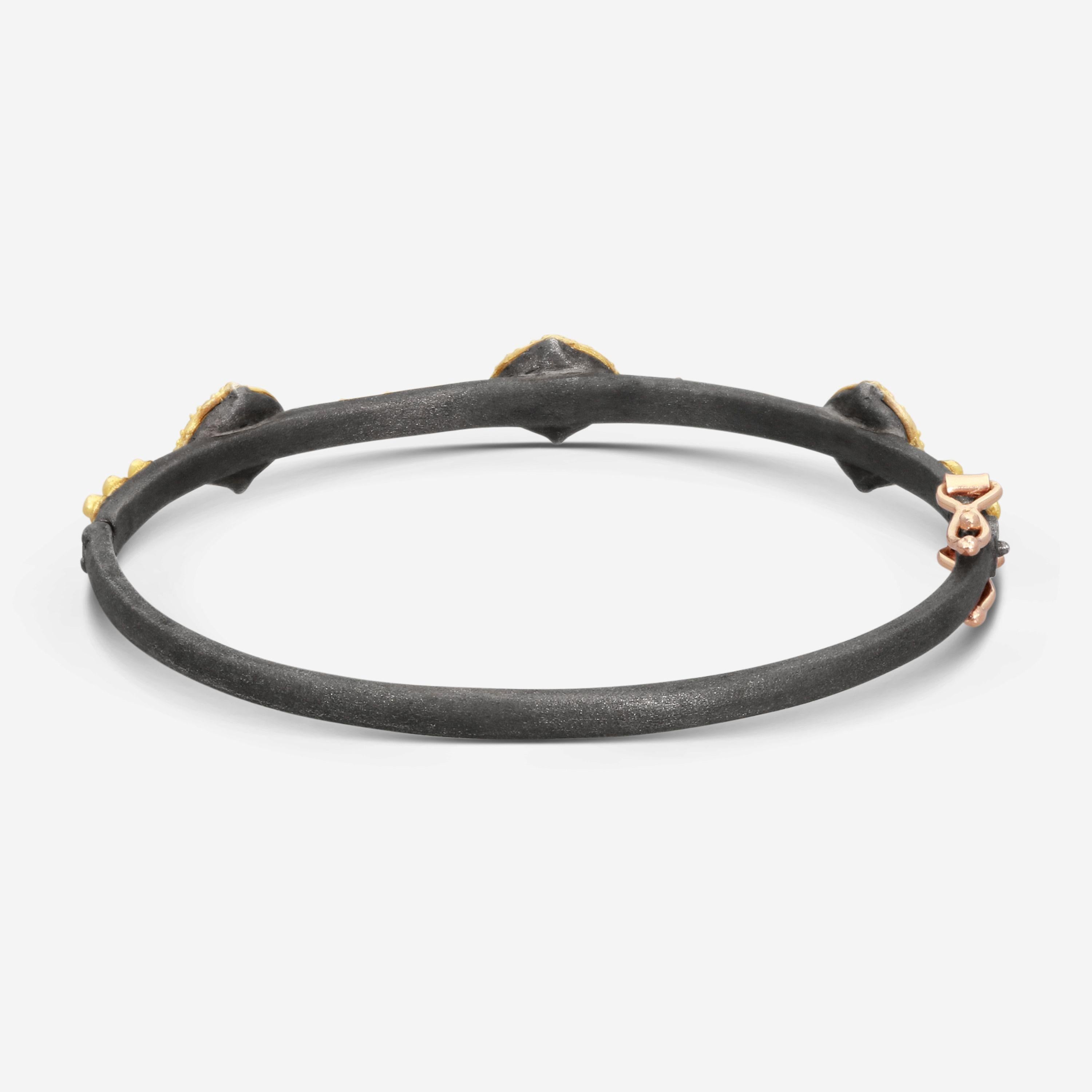 Armenta 18K Yellow Gold & Blackened Sterling Silver Multi-Stone Bracelet 15016