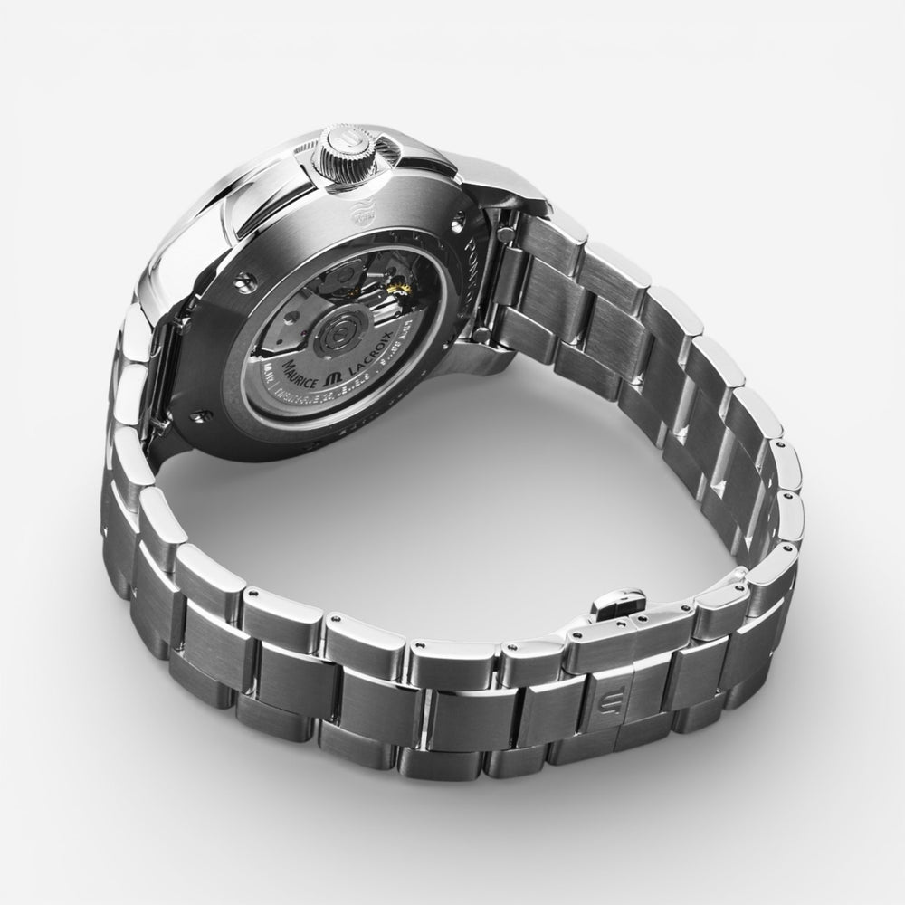 Maurice Lacroix Pontos Chronograph Stainless Steel Automatic Men's Watch PT6388-SS002-330-1