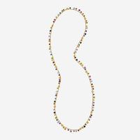 Marco Bicego Africa Multi-Gemstone 18K Yellow Gold Station Necklace CB2783 - THE SOLIST