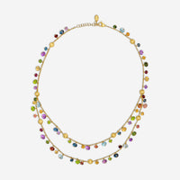 Marco Bicego Africa Multi-Gemstone 18K Yellow Gold Double Necklace CB2785_MIX02 - THE SOLIST