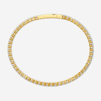 Ina Mar 14K Yellow Gold Diamond Tennis Bangle Flex Bracelet B1100E-FY-500F - THE SOLIST