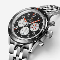 Breitling Classic AVI Super Mosquito Stainless Steel Automatic Men's Watch YB044