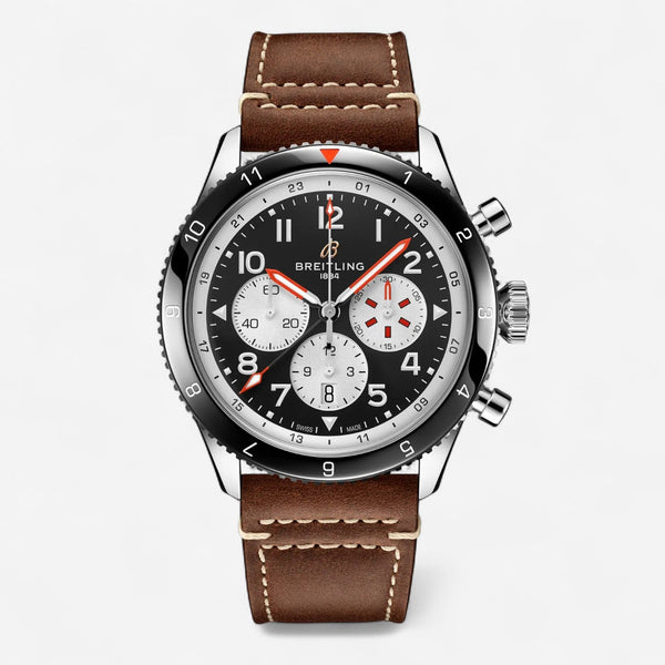 Breitling Classic Super Avi B04 Chronograph GMT Mosquito Stainless Steel Automatic Men’s Watch YB04451A1B1X1 - THE SOLIST