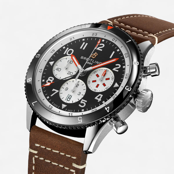 Breitling Classic Super Avi B04 Chronograph GMT Mosquito Stainless Steel Automatic Men’s Watch YB04451A1B1X1 - THE SOLIST