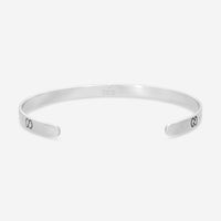 GUCCI Icon Thin Bangle 18kt White Gold Bracelet YBA434524003016 MSRP $2,700 - THE SOLIST