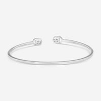 GUCCI GG Running 18kt White Gold and Diamond Cuff Bracelet YBA481662002016 MSRP $2,600 - THE SOLIST