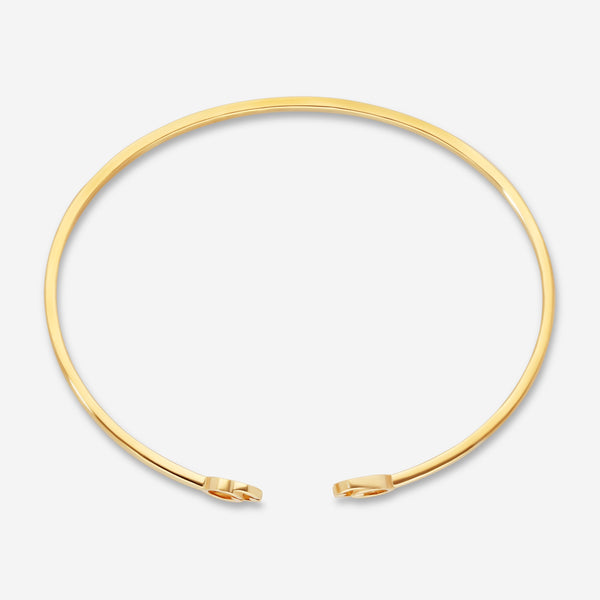 GUCCI GG Running 18kt Yellow Gold Cuff Bracelet YBA481663001016 MSRP $1,450 - THE SOLIST