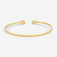 GUCCI GG Running 18kt Yellow Gold Cuff Bracelet YBA481663001016 MSRP $1,450 - THE SOLIST