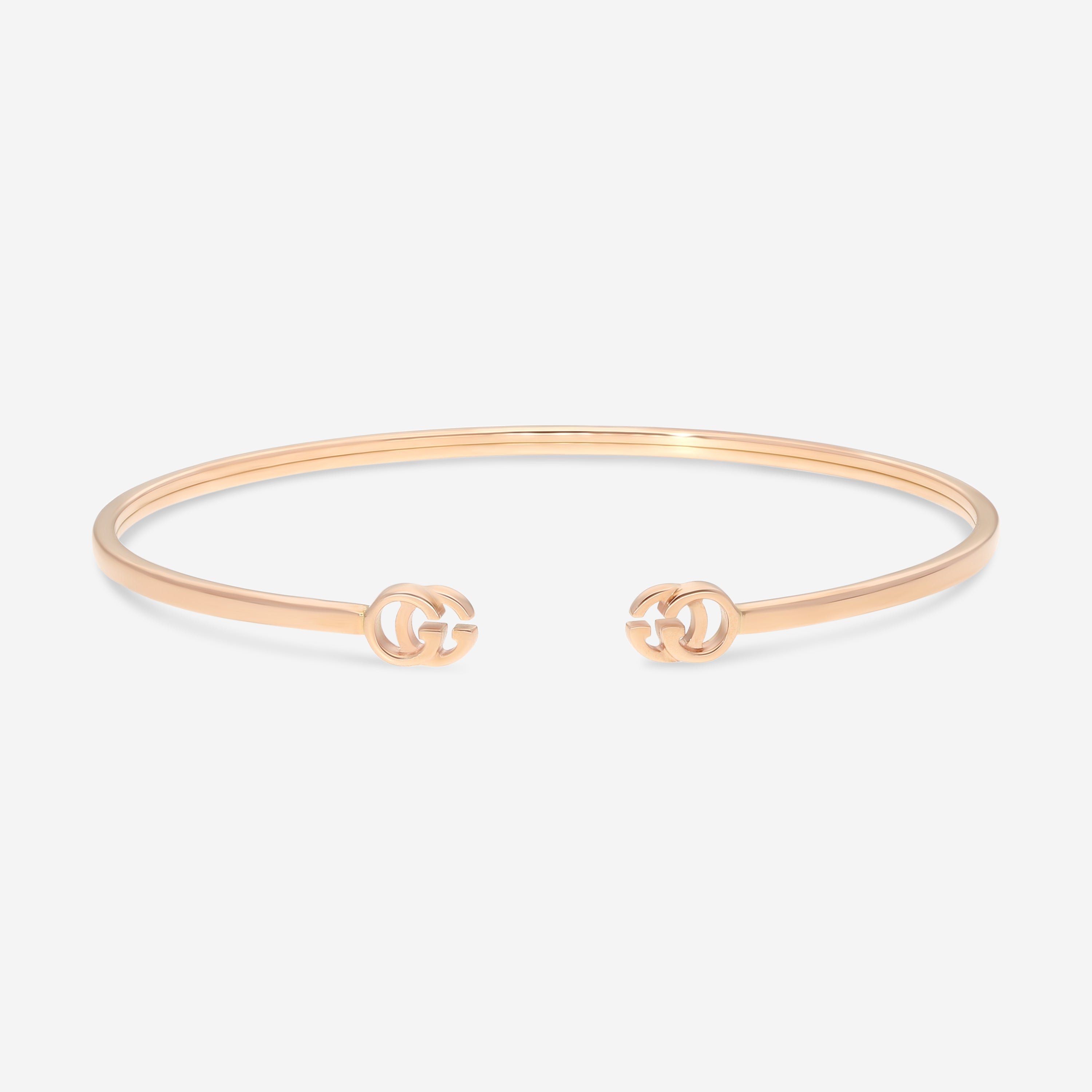 GUCCI GG Running 18kt Pink Gold Bracelet YBA481663002016 MSRP $1,450 - THE SOLIST