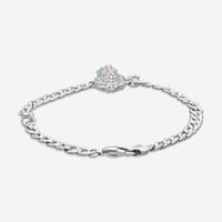 Gucci Lion Head 18K White Gold Aquamarine and Diamond Bracelet YBA627698001016 MSRP $6,580 - THE SOLIST