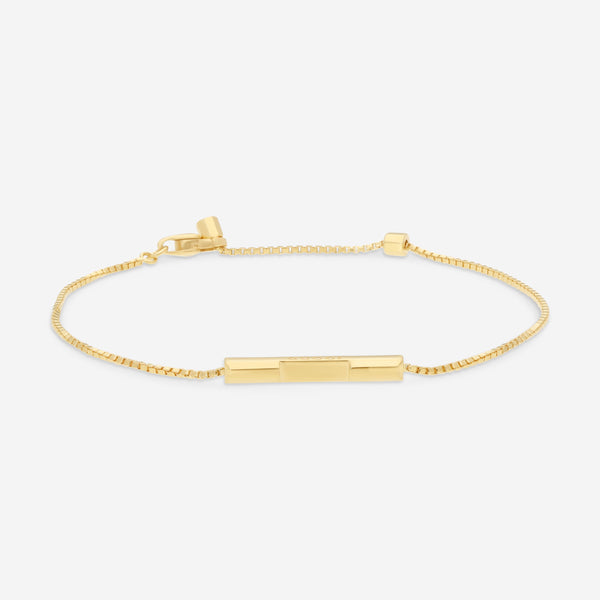 Gucci Link to Love 18K Yellow Gold Bracelet YBA662106001016 Size S MSRP $1,250 - THE SOLIST