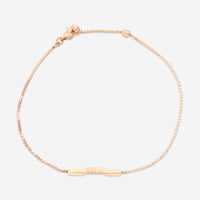 GUCCI Link to Love 18kt Pink Gold Bracelet YBA662106002016 Size S MSRP $1,250 - THE SOLIST