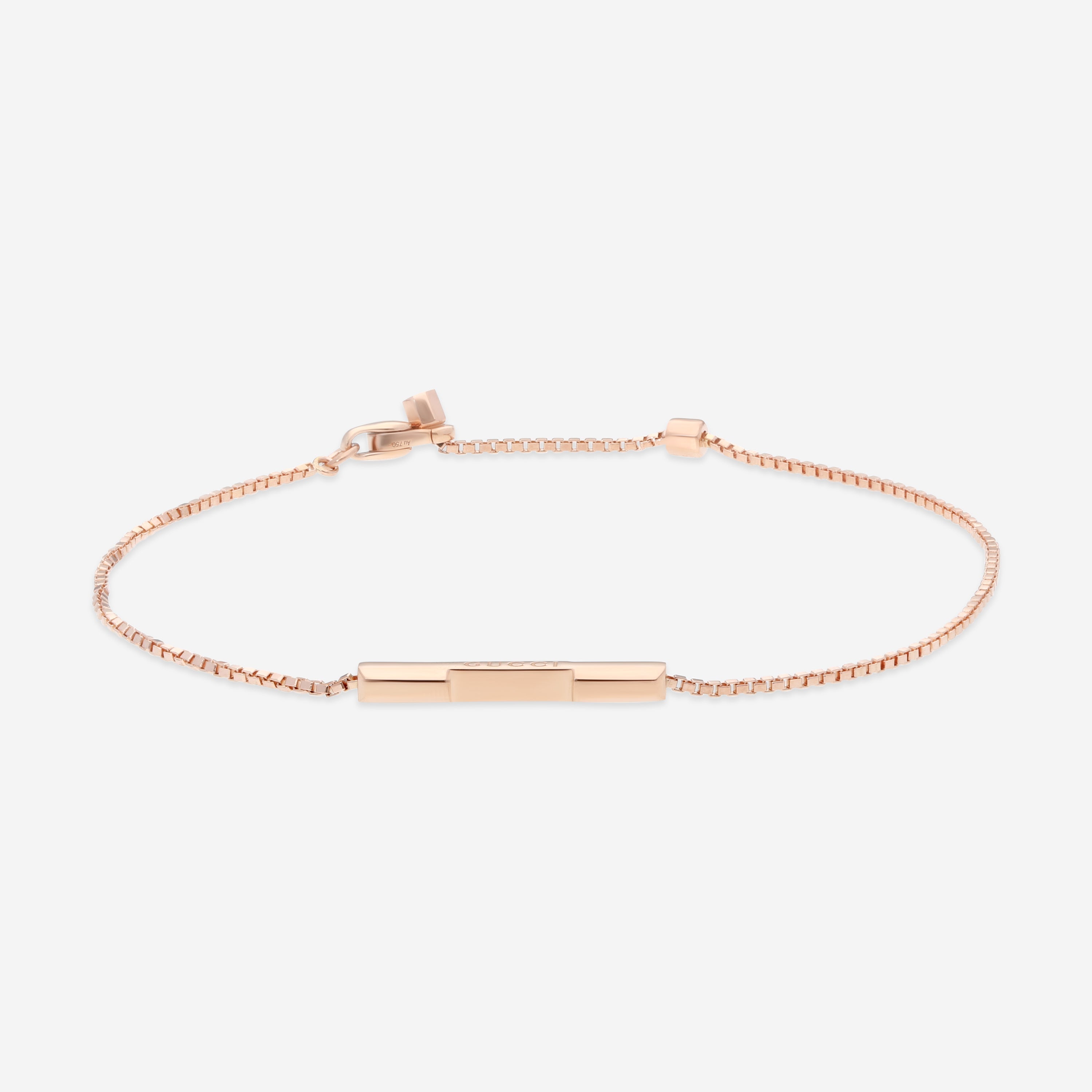 GUCCI Link to Love 18kt Pink Gold Bracelet YBA662106002016 Size S MSRP $1,250 - THE SOLIST