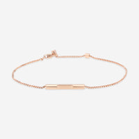 GUCCI Link to Love 18kt Pink Gold Bracelet YBA662106002016 Size S MSRP $1,250 - THE SOLIST