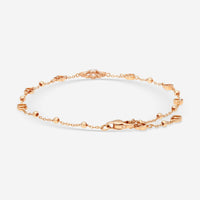 GUCCI Flora 18kt Pink Gold and Diamond Bracelet YBA702389001017 MSRP $2,600 - THE SOLIST