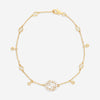 GUCCI 18kt Yellow Gold and Diamond Bracelet YBA729403002016 MSRP $2,650 - THE SOLIST