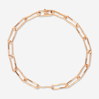 GUCCI Link to Love 18kt Pink Gold Bracelet YBA744562001016 MSRP $1,600 - THE SOLIST