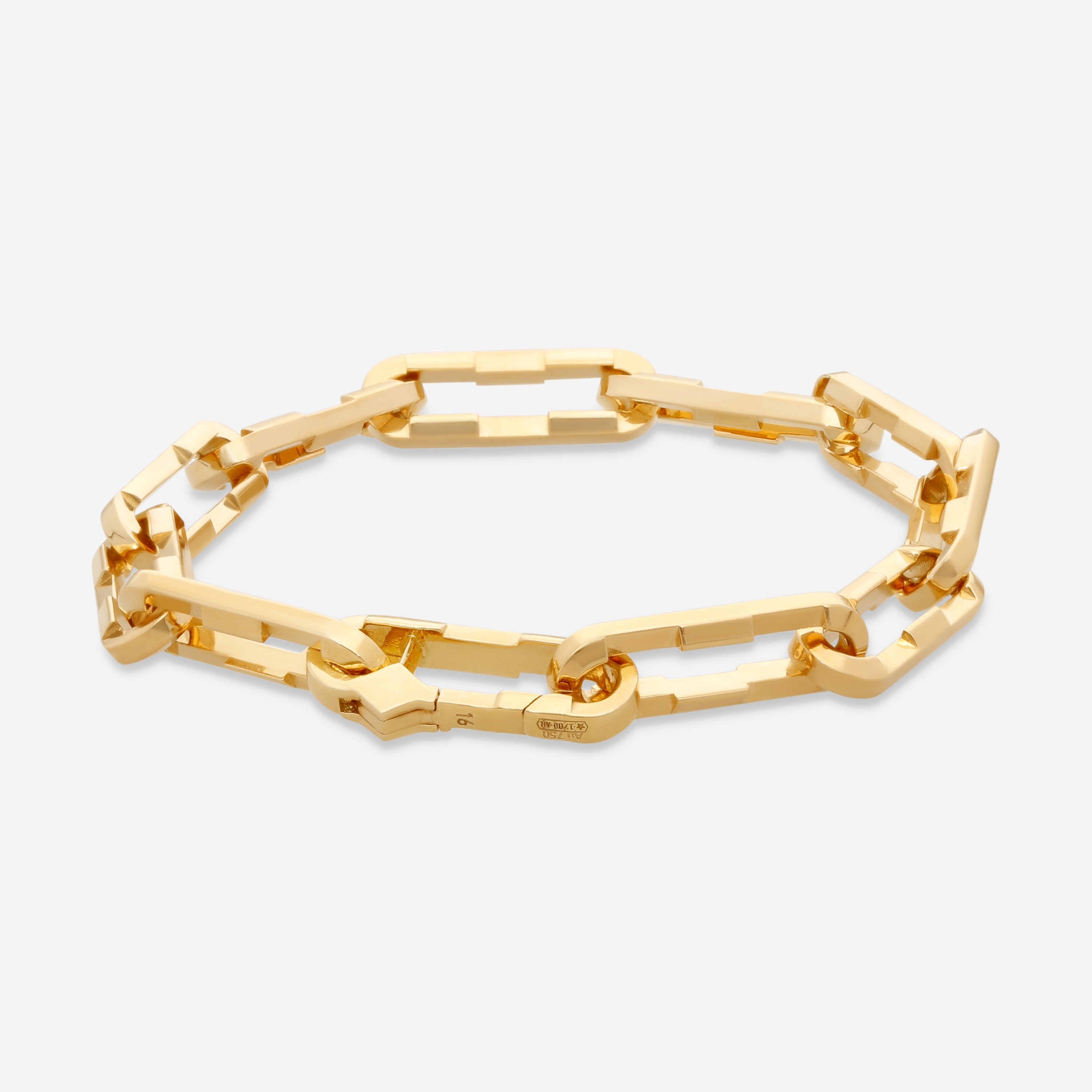 Gucci Link to Love 18K Yellow Gold Bracelet YBA744753001016 MSRP $6,900 - THE SOLIST