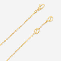 Gucci 18K Yellow Gold Onyx & Diamond Interlocking Chain Bracelet YBA786556001016 - THE SOLIST