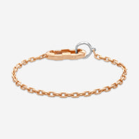 Gucci Link to Love 18K Rose and White Gold Chain Bracelet YBA786693002016 MSRP $2,350 - THE SOLIST