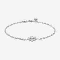Gucci Flora 18K White Gold and Diamond Bracelet YBA796237001017 MSRP $2,550 - THE SOLIST