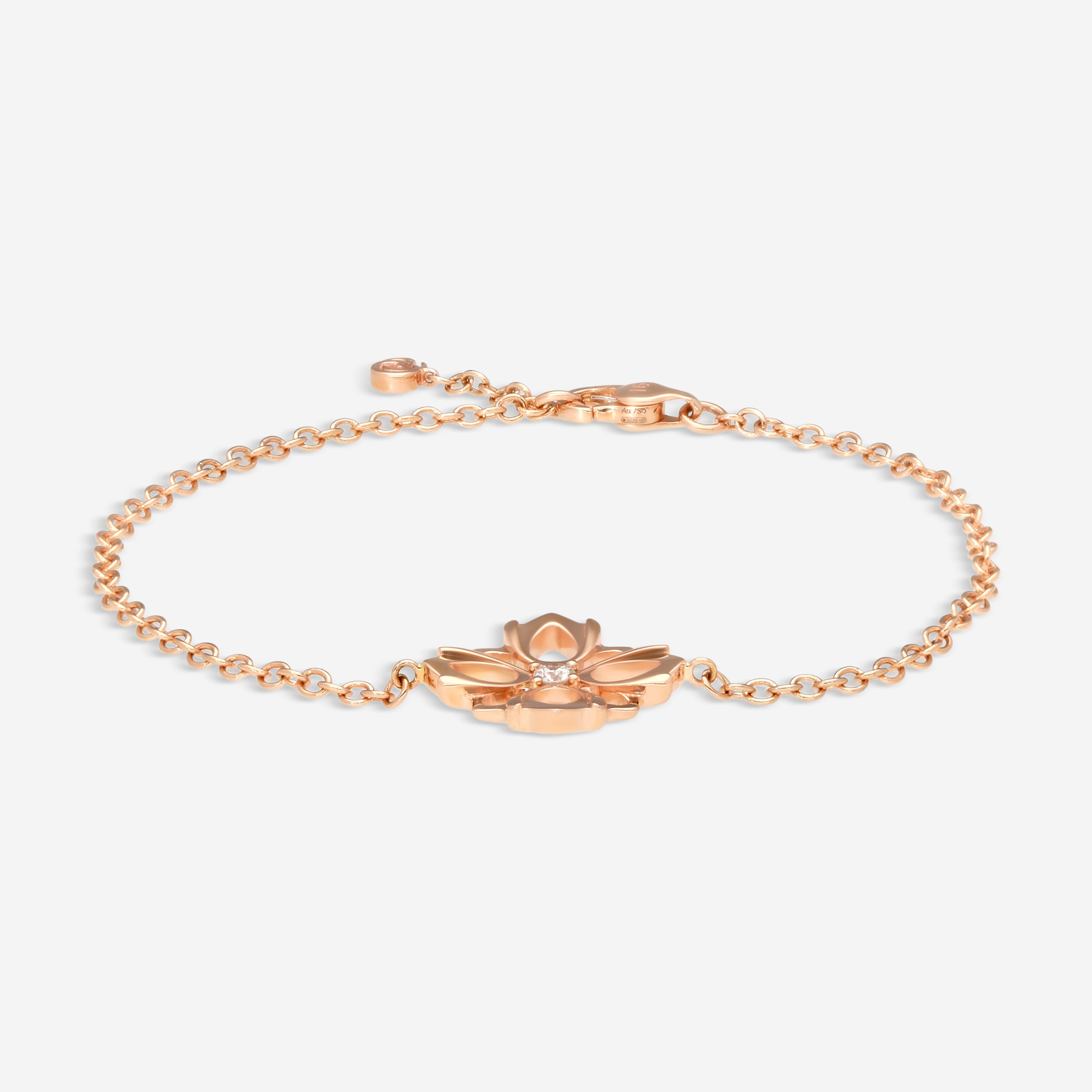 Gucci Rose Gold with Central Diamond Bracelet YBA796247001016 MSRP $1,850 - THE SOLIST