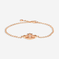 Gucci Rose Gold with Central Diamond Bracelet YBA796247001016 MSRP $1,850 - THE SOLIST