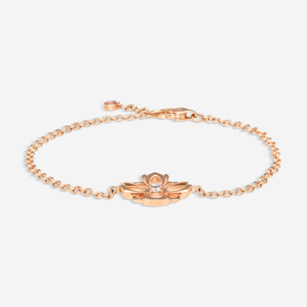 Gucci Rose Gold with Central Diamond Bracelet YBA796247001016 MSRP $1,850 - THE SOLIST