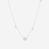 GUCCI GG Running 18kt White Gold and Diamond Necklace YBB47923100100U MSRP $2,050 - THE SOLIST