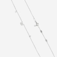 GUCCI GG Running 18kt White Gold and Diamond Necklace YBB47923100100U MSRP $2,050 - THE SOLIST