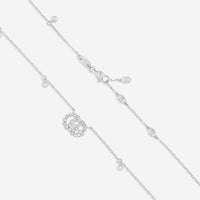 Gucci GG Running 18K White Gold and Diamond Necklace YBB48162400200U MSRP $3,200 - THE SOLIST