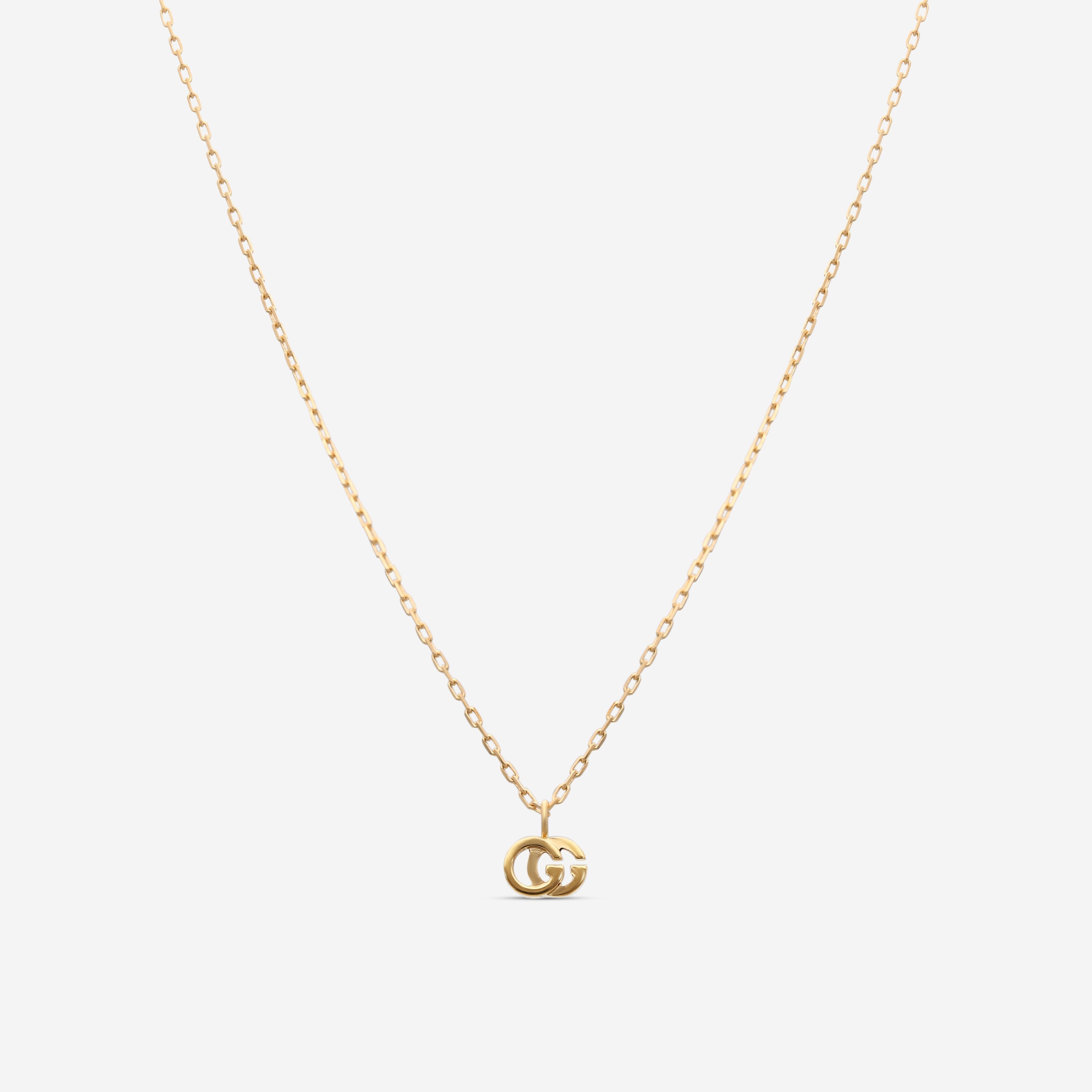 Gucci GG Running 18K Yellow Gold Necklace MSRP $1,460 YBB48163800100U - THE SOLIST