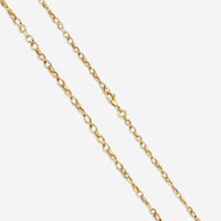 GUCCI Interlocking G 18kt Aged Yellow Gold Necklace YBB57985800100U MSRP $3,150 - THE SOLIST