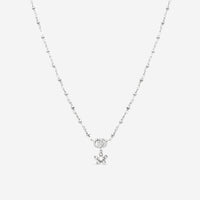GUCCI Flora 18kt White Gold and Diamond Necklace YBB58184200100U MSRP $3,150 - THE SOLIST