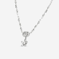 GUCCI Flora 18kt White Gold and Diamond Necklace YBB58184200100U MSRP $3,150 - THE SOLIST