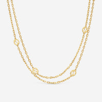 Gucci Interlocking G 18K Yellow Gold Necklace YBB63176100100U MSRP $3,150 - THE SOLIST