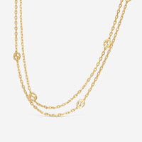 Gucci Interlocking G 18K Yellow Gold Necklace YBB63176100100U MSRP $3,150 - THE SOLIST