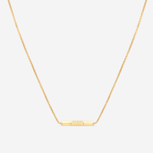 GUCCI Link to Love 18kt Yellow Gold Necklace YBB66210800100U MSRP $1,570 - THE SOLIST