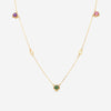 GUCCI Interlocking G Motif 18kt Yellow Gold with Amethyst, Tourmalines, Citrine and Beryl Necklace YBB66242900100U MSRP $2,450 - THE SOLIST