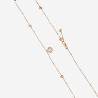GUCCI Flora 18kt Pink Gold and Diamond Necklace YBB70239300100U MSRP $3250 - THE SOLIST