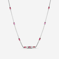 Gucci Link to Love 18K White Gold & Rubellite Pendant Necklace YBB70239400100U MSRP $4,300 - THE SOLIST