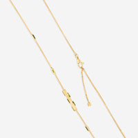 GUCCI Link to Love 18kt Yellow Gold and Green Tourmaline Necklace YBB70239400200U MSRP $4,350 - THE SOLIST