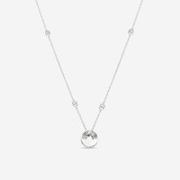 Gucci 18K White Gold Round Pendant Necklace with Heart Cut-Out YBB72937300200U MSRP $2,650 - THE SOLIST