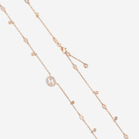 Gucci 18K Rose Gold & Diamond Pendant Necklace YBB72940200100U MSRP $3,300 - THE SOLIST