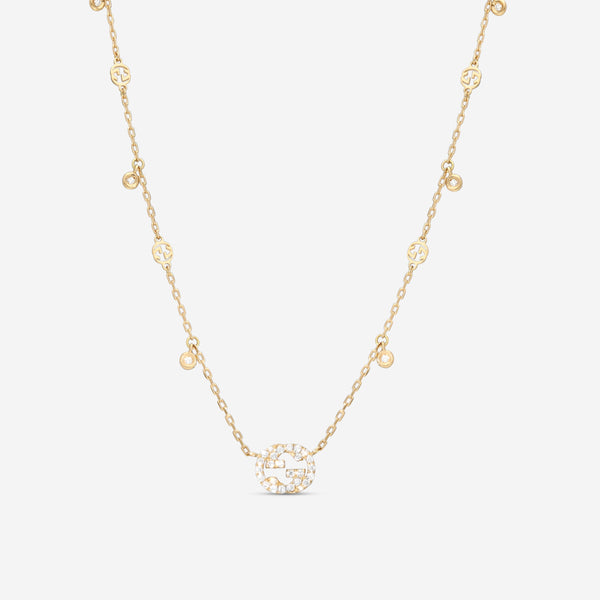 Gucci GG 18K Yellow Gold Pendant Necklace YBB72940200200U MSRP $3,300 - THE SOLIST