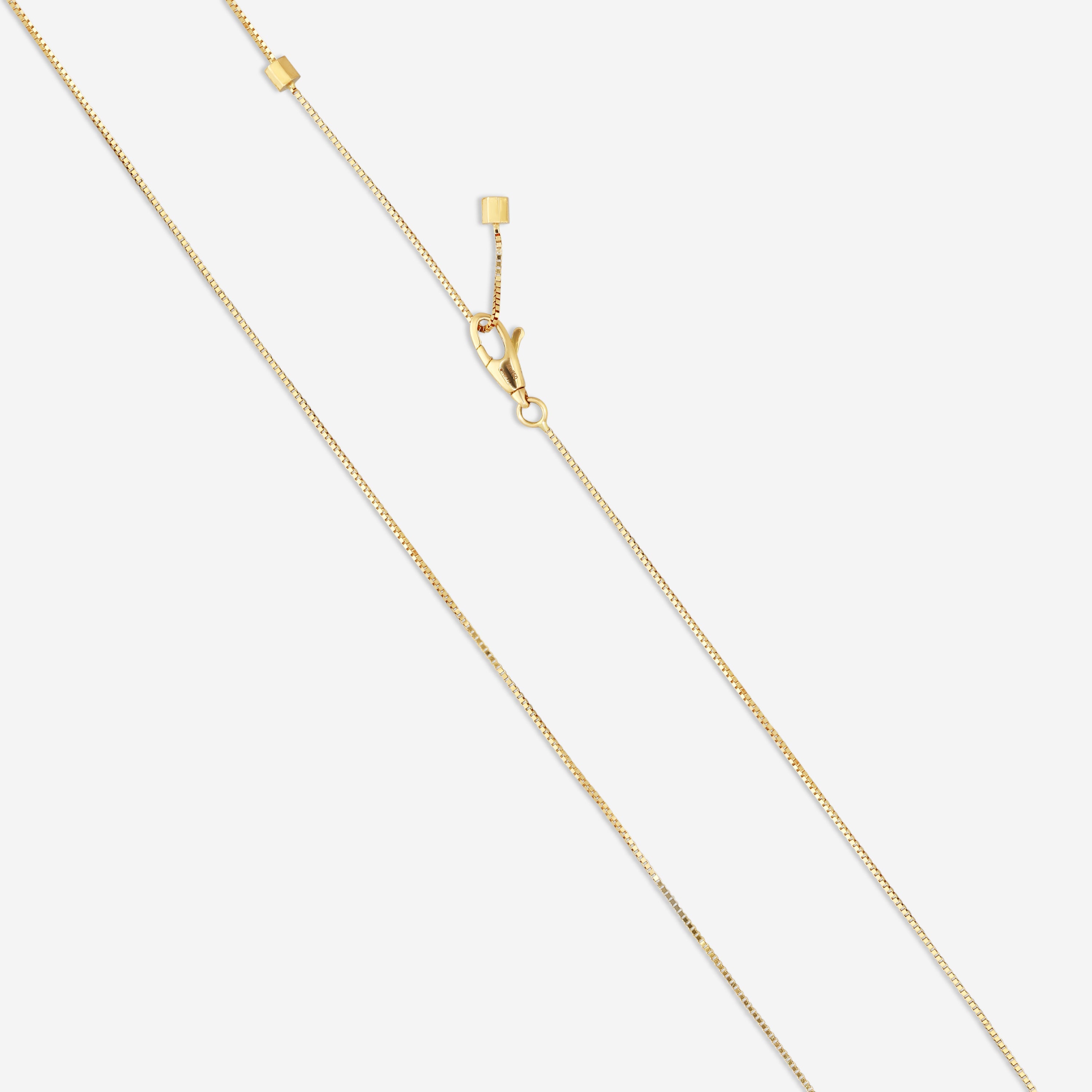 Gucci Link to Love 18K Yellow Gold Cross Pendant Necklace YBB75893700100U MSRP $1,800 - THE SOLIST