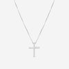 Gucci Link to Love 18K White Gold Cross Pendant Necklace YBB75893700200U MSRP $1,900 - THE SOLIST